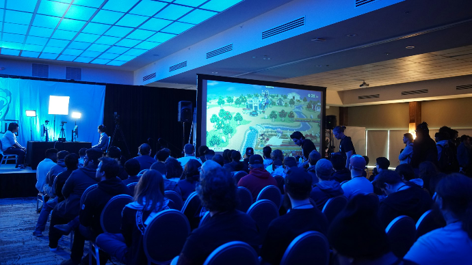 eSports audience watching eSports Gaming Event